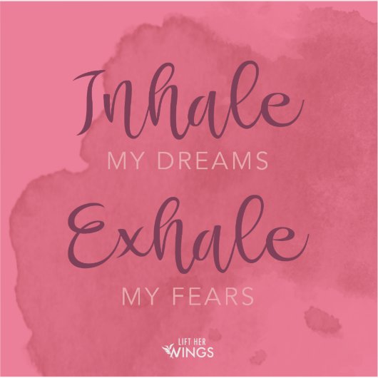 "Inhaleer mijn dromen" - Vinyl Sticker (Voorkant)