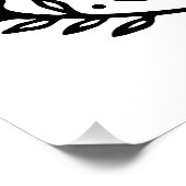 Inhaleer uitademen diep adem perfect poster (Hoek)