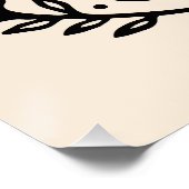 Inhaleer uitademen mentale gezondheid mindfulness  perfect poster (Hoek)