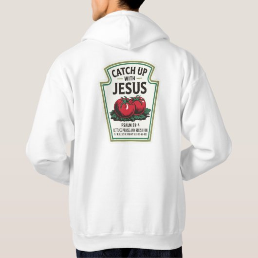 Inhalen met Jezus Hoodie (Achterkant)