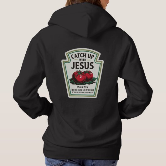 Inhalen met Jezus Hoodie (Achterkant)