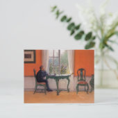 Inhalen van schoolwerk briefkaart (Staand voorkant)