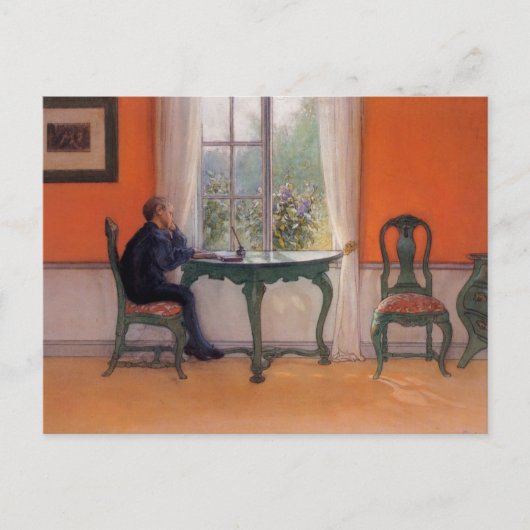 Inhalen van schoolwerk briefkaart (Voorkant)