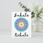 inhaleren briefkaart (Staand voorkant)