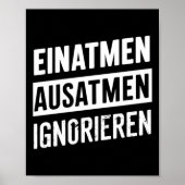Inhaleren Uitademen Negeren - Hoe overleef ik Stic Poster (Voorkant)