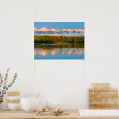 Inham bij zonsondergang | New Brunswick, Canada Poster (Keuken)