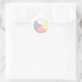 Inheems AF Medicine Wheel Ronde Sticker (Tas)
