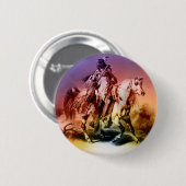 Inheems Amerikaan Ronde Button 5,7 Cm (Voorkant /achterkant)