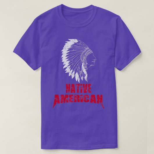 inheems amerikaans 55 t-shirt (Design voorkant)