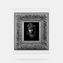 Inheems Amerikaans. Acryl Bord