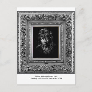 Inheems Amerikaans. Briefkaart