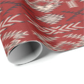 Inheems Amerikaans Indiaas Zuidwest Patroon Cadeaupapier (Rol Hoek)