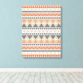 Inheems Amerikaans Indiaas Zuidwest Patroon Canvas Afdruk (Insitu (Houten vloer))