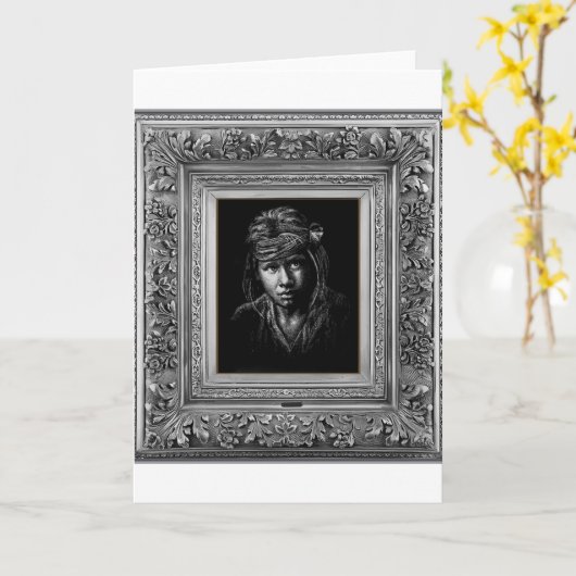 Inheems Amerikaans. Kaart (Gele Bloem)