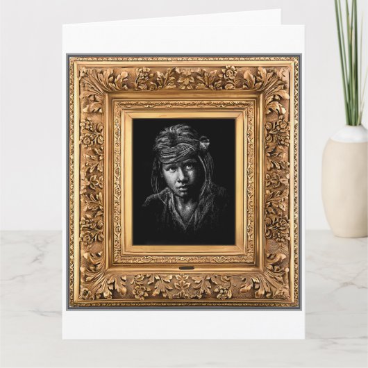 Inheems Amerikaans. Kaart (Voorkant)