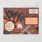 Inheems Amerikaans ontwerp Aankondigingskaart (Achterkant)