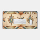 Inheems Amerikaans patroon. Western. Gepersonalise Bureaumat (Keyboard & Muis)