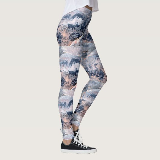 inheems amerikaans petroglyph leggings (Rechts)