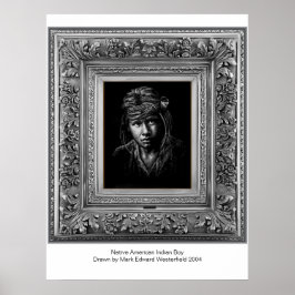 Inheems Amerikaans. Poster