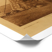 Inheems Amerikaans Poster voor Blackfoot TeePee Ar (Hoek)