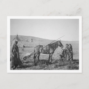 Inheems Amerikaans volk van Western Canada, c.1 Briefkaart