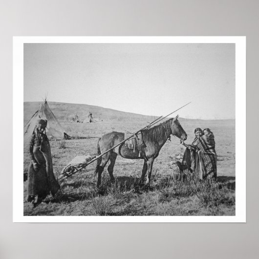 Inheems Amerikaans volk van Western Canada, c.1 Poster (Voorkant)