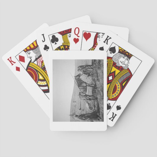 Inheems Amerikaans volk van Western Canada, c.1 Speelkaarten (Achterkant)