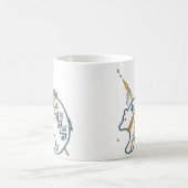 Inheems Amerikaans wit Beer pictogram Koffiemok (Center)