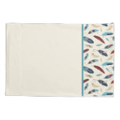 Inheems Amerikaans Zuidwest Veer Patroon Kussensloop (Achterkant)