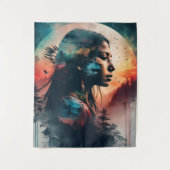 Inheems erfgoed kunst wandkleed (Voorkant)