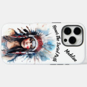 Inheems erfgoed schets: Wild Touch Case-Mate iPhone Case (Achterkant (horizontaal))