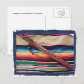 Inheems Fluit en Briefkaart Serape (Voorkant / Achterkant)