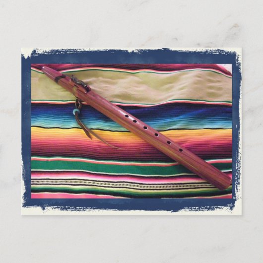 Inheems Fluit en Briefkaart Serape (Voorkant)