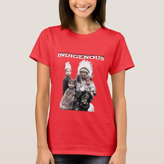 Inheems Indiaans T-shirt (Voorkant)