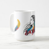 Inheems Koffiemok (Voorkant links)