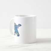 Inheems lacrosse Beer Koffiemok (Voorkant links)