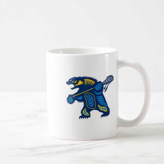 Inheems lacrosse Beer Koffiemok (Rechts)