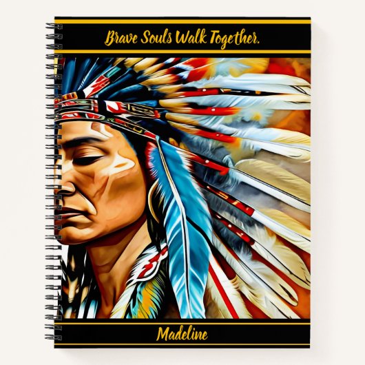 Inheems logboek: artistiek erfgoed notitieboek (Voorkant)