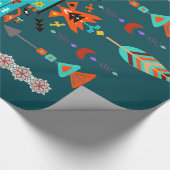 Inheems ontwerp cadeaupapier (Hoek)