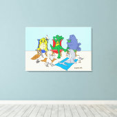 Inheemse 24x36 Canvas Print (Insitu (Houten vloer))