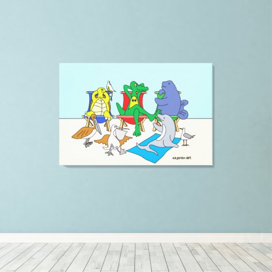 Inheemse 24x36 Canvas Print (Insitu (Houten vloer))