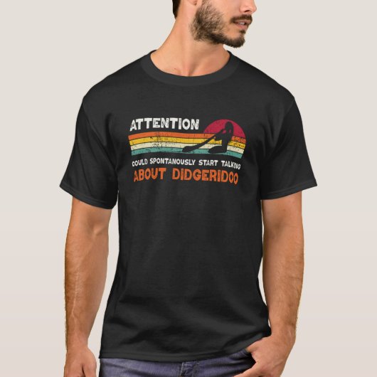 Inheemse Aboriginal Didjeridu Didgeridoo 6 T-shirt (Voorkant)