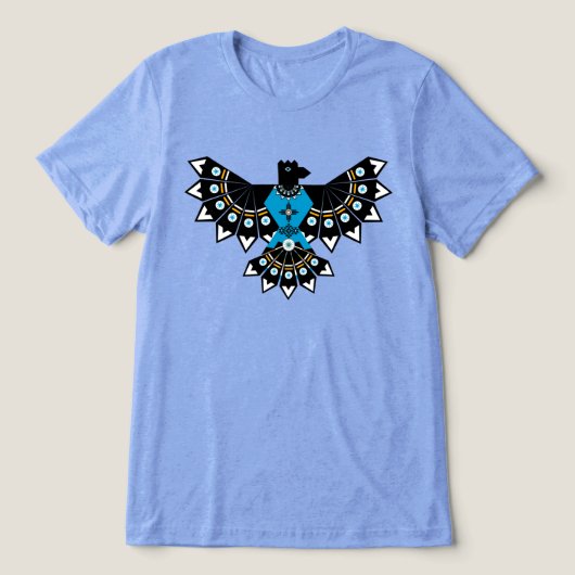 Inheemse Adelaar Tri-Blend Shirt (Design voorkant)