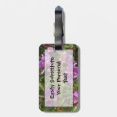 Inheemse Alaska-wildbloem vuurwerk gemakkelijk te  Bagagelabel (Achterkant verticaal)