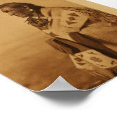 Inheemse American Indian Blackfoot Art Print Poste (Hoek)