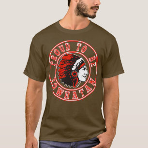 Inheemse Amerikaan is trots om powaa te zijn T-shirt