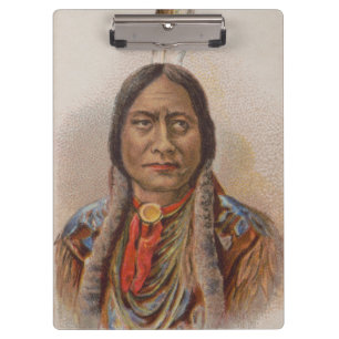 Inheemse Amerikaan: Lakota Sitting Bull, Rookadver Klembord