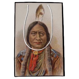Inheemse Amerikaan: Lakota Sitting Bull, Rookadver Medium Cadeauzakje