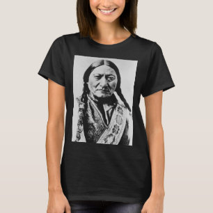 Inheemse Amerikaan: Lakota Zittende Stier Fort Buf T-shirt