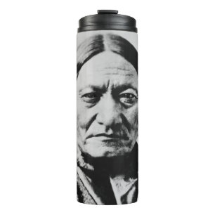 Inheemse Amerikaan: Lakota Zittende Stier Fort Buf Thermosbeker